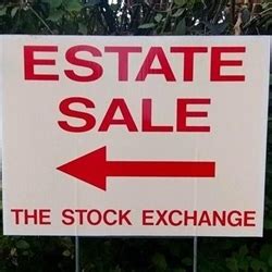 Whether you are settling a family estate. . Stock exchange estate sales